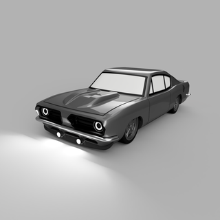 Plymouth formule barracuda hemi 68 voiture 3d print model - Mito3D