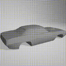 plymouth hemi cuda 1970 printable body 4 3d model controll film rc vintage cars place 3d print model - Mito3D