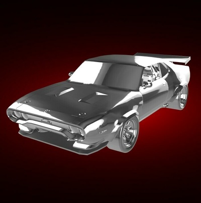 plymouth road runner 1970 roadrunner suv automobile car vehicle rally race sports derby supercar gt 3d print model - Mito3D