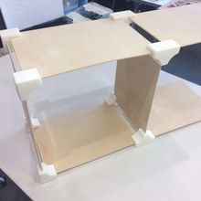 plywood box joint 3mm thick home 3d print model - Mito3D