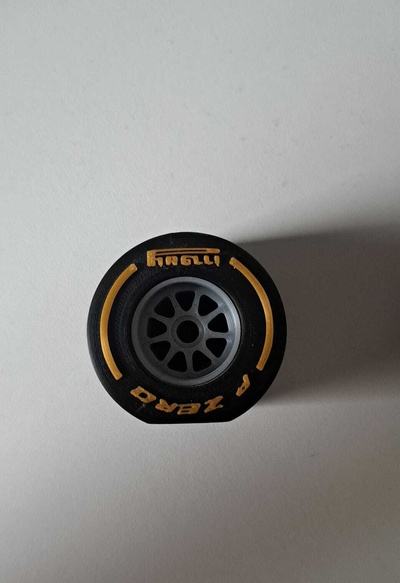pneu fórmula 1 f1 pirelli d coration co 3d print model - Mito3D