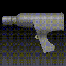 pneumatic screwdriver 2 versions 3d print model - Mito3D