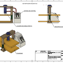 pneumatique estampillage machine gadget outils ingénierie 3d print model - Mito3D