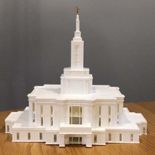 pocatello Idaho tempio architettura Chiesa edifici strutture 3d print model - Mito3D