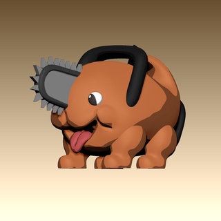 pochita chainsaw man Art chainsawman anime sleeve dog 3d print model - Mito3D