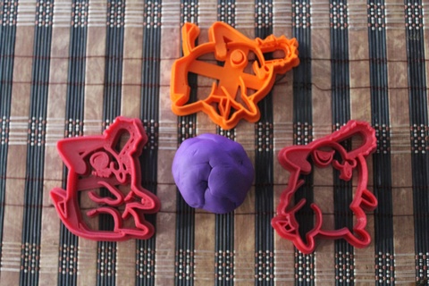respect biscuit coupeur ensemble 3 outils tronçonneuse chien anime Kon 3d print model - Mito3D