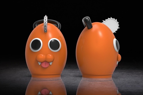 pochita easter egg 3d print model - Mito3D