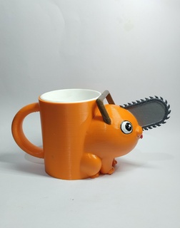 pochita mug - chainsaw man 3d print model - Mito3D