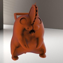 respect tronçonneuse homme Denji art anime animal chien manche goku Naruto jujutsu kaisen diable figure sculpture 3d print model - Mito3D