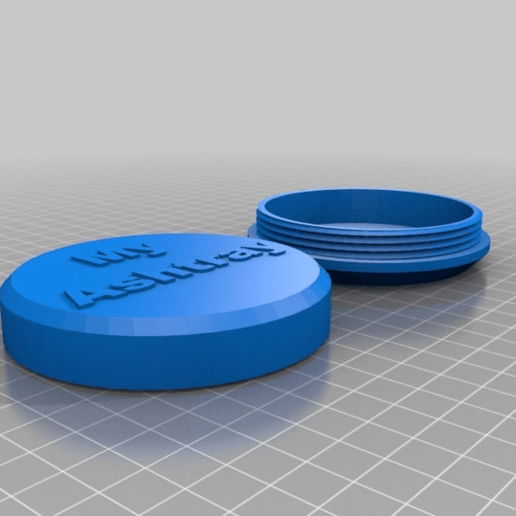 Tasche Aschenbecher verschiedene Gewinde-Aschenbecher Zigarette 3D print model - Mito3D