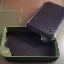 pocket-box gadget box Tasche pillbox 3d print model - Mito3D