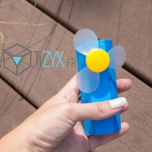 pocket fan gadget ventilator pouch summer breeze plaything 3d print model - Mito3D