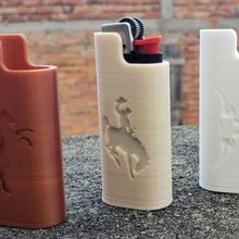 pocket lighter case holder bic matchmaker 3d print model - Mito3D