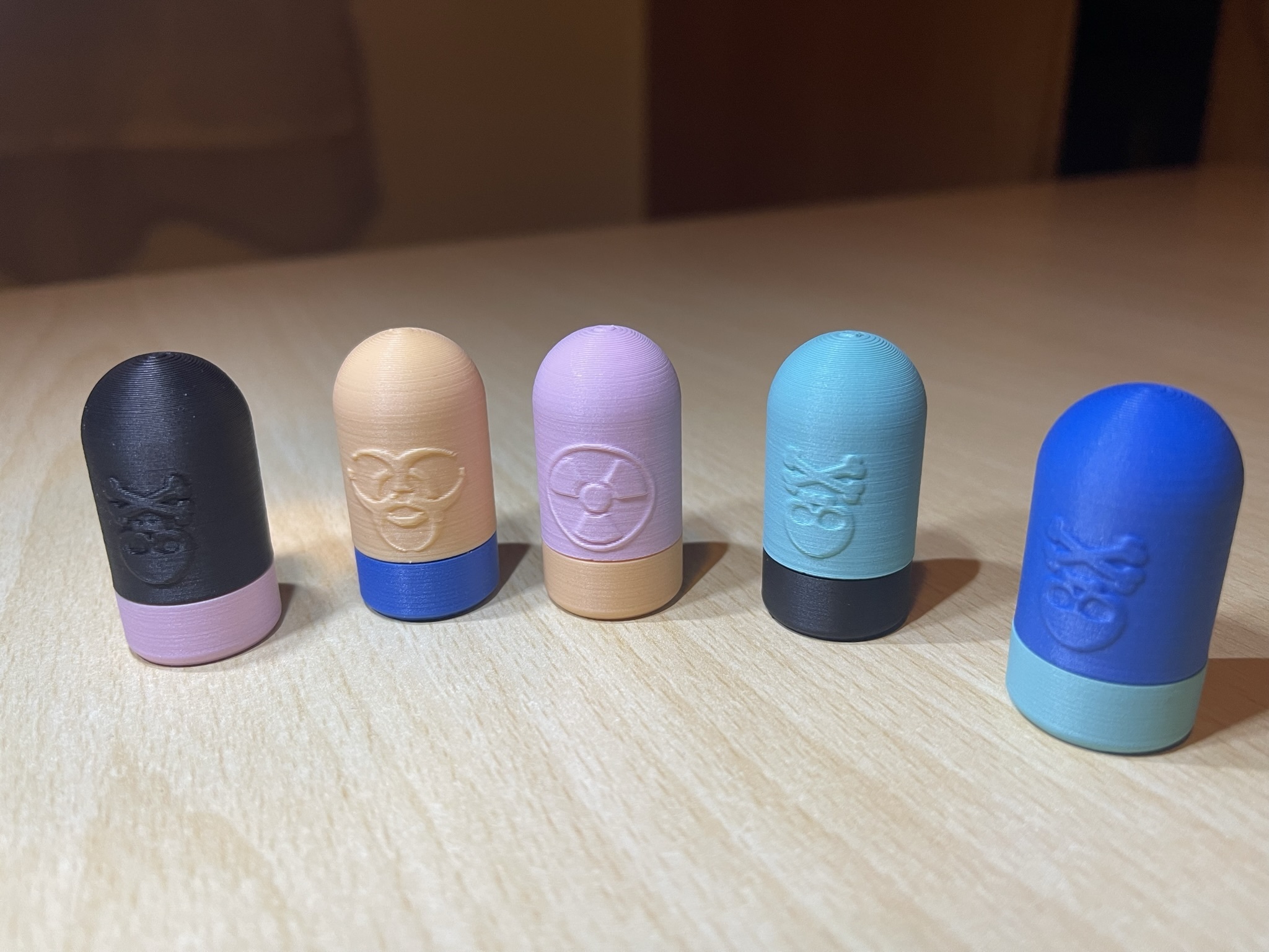 pocket mini pill box case customized key latch personalized 3D print model - Mito3D
