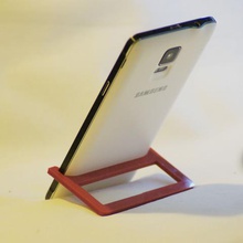 pocket stand de samsung galaxy note 4 gadget teléfono soporte portable mini 3d print model - Mito3D