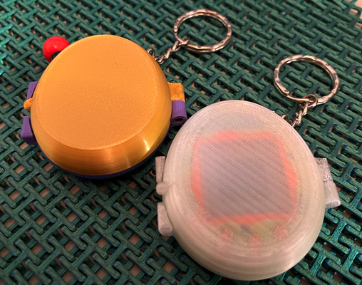 pocketgotch tamagotchi connessione astuccio guaina commerciale licenza incluso vpet tama retrò 3d print model - Mito3D