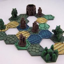 pocket-tactics legion high king against tribes dark forest version 2 game 3d print model - Mito3D