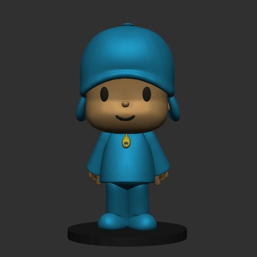 pocoyo 3d fan art 3D print model - Mito3D