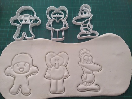 pocoyo type cookie cutter Various cutting cracker/ 3d print model - Mito3D