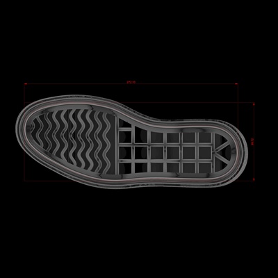 cosse chaussures unique maquette stl fichier taille 40 dernier protecteur sport hommes doigt pied chaussure moule semelle intérieure extérieure 3d impression sla 3d print model - Mito3D