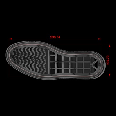 cosse chaussures unique maquette stl fichier taille 44 dernier carré classe sport hommes doigt pied chaussure moule semelle intérieure extérieure 3d impression sla 3d print model - Mito3D