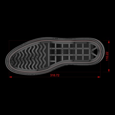 cosse chaussures unique maquette stl fichier taille 47 dernier sport hommes doigt pied chaussure moule semelle intérieure extérieure 3d impression sla 3d print model - Mito3D