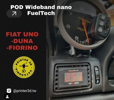 pod wideband full tech fiat left side grid fulltech one dune fiorino racing 3d print model - Mito3D