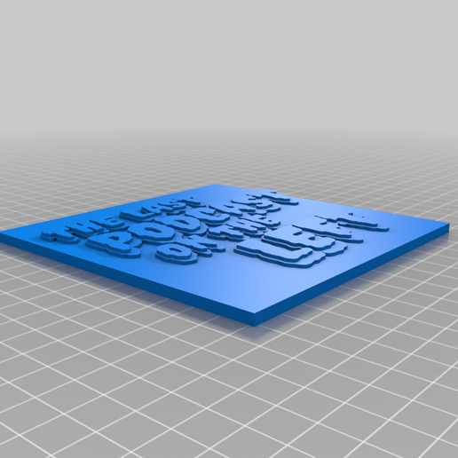 podcast left plaque 3D print model - Mito3D