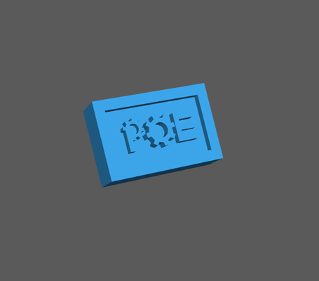 poe lab logo mk1 design products 3d print model - Mito3D