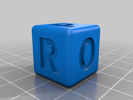 poetry 3 customized dice game playset 3d print model - Mito3D