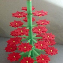 poinsettia tree home decor 3d print model - Mito3D