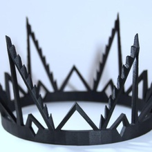 punta corona tiara halloween traje 3d print model - Mito3D