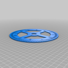 Işaretçi disk kesmek 3d print model - Mito3D