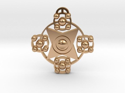 poirino piemonte crop circle pendant harvest 3d print model - Mito3D