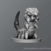 Gift-Raupe Spiel - Spielzeug tabletop Insekt dungeons dragons dnd 3d print model - Mito3D