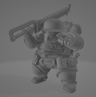 poison dwarfs - collector kitbashed 3d print model - Mito3D