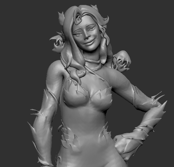 poison ivy dc character figure fortnite 3D print model - Mito3D