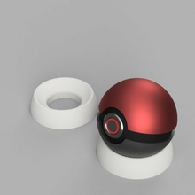 empujar pelota base pokebola pokemon 3d_printing 3d print model - Mito3D