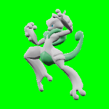 pok lun 150 méga mewtwo Jeu Pokémon 3d print model - Mito3D