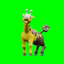 pok mon - 203 girafarig game pokemon 3d print model - Mito3D