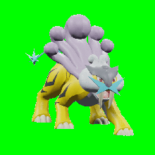 pok mon 243 Raikou Spiel Pokémon 3d print model - Mito3D