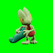 pok mon 252 treecko Spiel Pokémon 3d print model - Mito3D