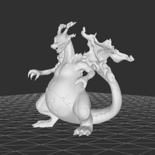 pok seg Charizard gigantamax jogos Pokémon Nintendo arte 3d 3d print model - Mito3D