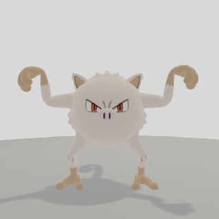pok mon Ferosin Tier Kunst Figur Pokémon go Mutterkraut Mankey 3d print model - Mito3D