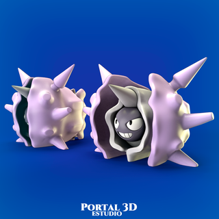 pok mon cloyster articulated flexy ocean shell electabuzz pokemonart pokemongo pokemon pikachu pichu spooky ghost 3d print model - Mito3D