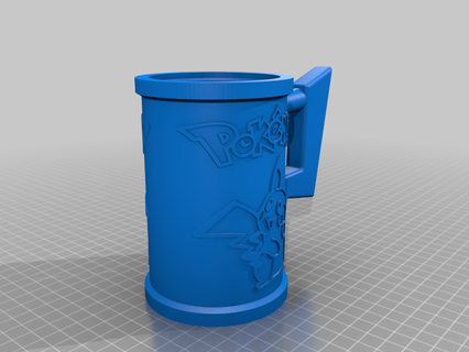 pok mon mug 2 3d print model - Mito3D