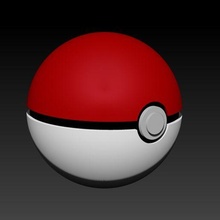 Pokeball Pokémon 3d print model - Mito3D