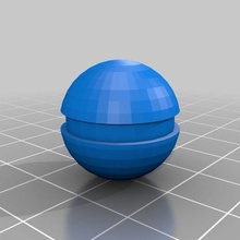 pokeball 3d_printing 3d print model - Mito3D