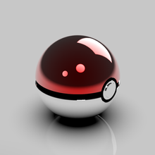 pokeball 3d print model - Mito3D