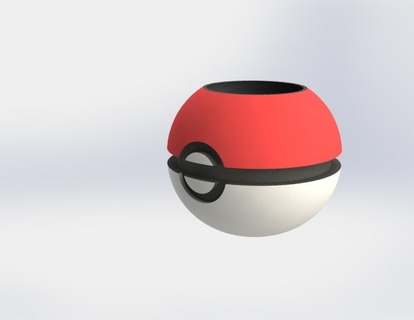 pokebola Pokémon 3d print model - Mito3D